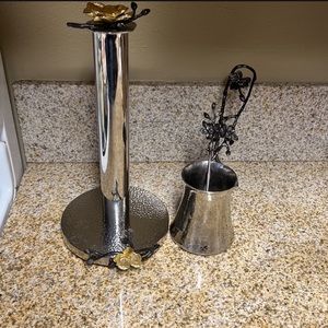 Michael Aram Coffee Pot, Paper towel&napkin holder